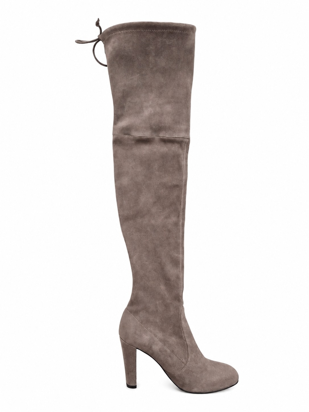 Stuart Weitzman Over-the-Knee Suede Boot in Taupe